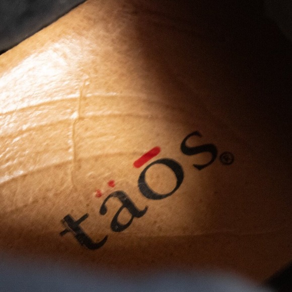 Taos Crave Boots Brown Suede Leather Cap Toe Moto Combat Booties Womens Size 6.5 - Picture 5 of 12